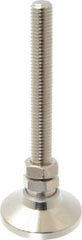 Gibraltar - 1/2-13 Bolt Thread, Studded Pivotal Stud Mount Leveling Pad & Mount - 5,000 Max Lb Capacity, 1-7/8" Base Diam - Industrial Tool & Supply