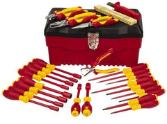 Wiha - 25 Piece Insulated Hand Tool Set - Comes in Molded Case - Industrial Tool & Supply