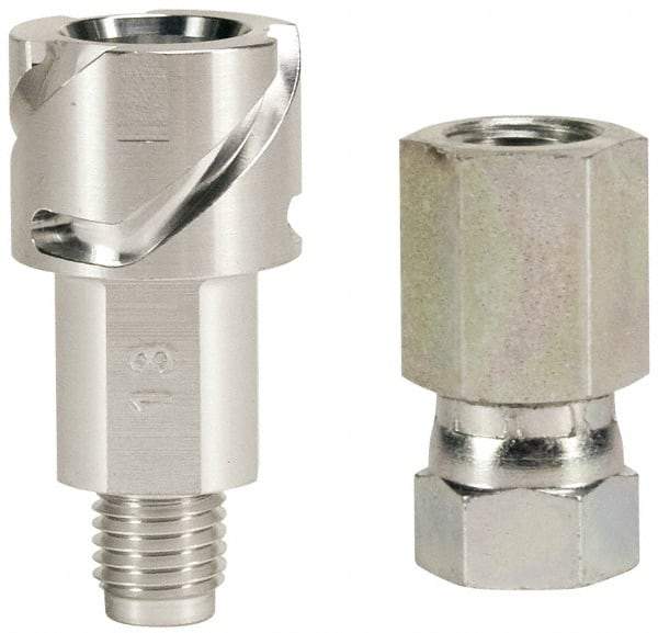 DeVilbiss - Paint Sprayer Siphon Adapter - Suction Kit Adapter 3and8 NPS, Compatible with Spray Guns with 3/8 inch NPS Inlet - Industrial Tool & Supply