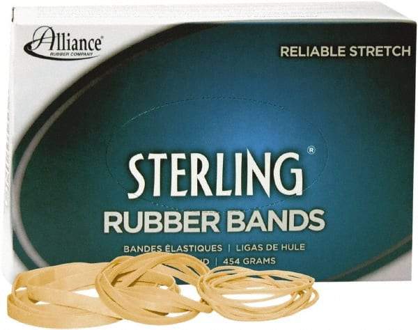 Alliance - 3" Circumference, 1/8" Wide, Ergonomic Rubber Band Strapping - 950 Pieces - Industrial Tool & Supply