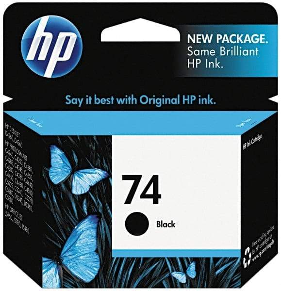 Hewlett-Packard - Black Ink Cartridge - Use with HP Photosmart 3110, 3210, 3310, 8250, C5150, C6150, C6180, C6240, C6250, C6280, C7150, C7180, C7250, C7280, C8150, C8180, D6160, D7175, D7155, D7160, D7260, D7345, D7355, D7360, D7460 - Industrial Tool & Supply