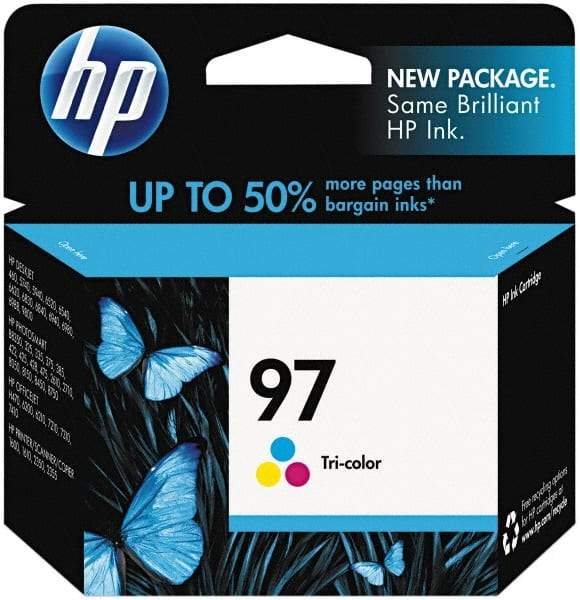 Hewlett-Packard - Cyan, Magenta & Yellow Ink Cartridge - Use with HP Officejet H470, Deskjet 6940 - Industrial Tool & Supply