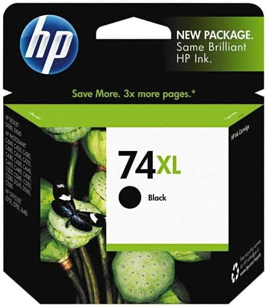 Hewlett-Packard - Black Ink Cartridge - Use with HP Photosmart 3110, 3210, 3310, 8250, C5150, C6150, C6180, C6240, C6250, C6280, C7150, C7180, C7250, C7280, C8150, C8180, D6160, D7175, D7155, D7160, D7260, D7345, D7355, D7360, D7460 - Industrial Tool & Supply