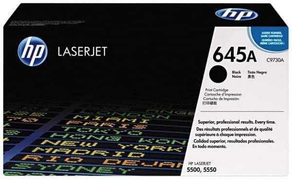 Hewlett-Packard - Black Toner Cartridge - Use with HP Color Laser Jet 5500, 5550 - Industrial Tool & Supply