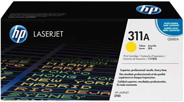 Hewlett-Packard - Yellow Toner Cartridge - Use with HP Color LaserJet 3700 - Industrial Tool & Supply