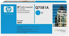 Hewlett-Packard - Cyan Toner Cartridge - Use with HP Color LaserJet 3800, CP3505 - Industrial Tool & Supply