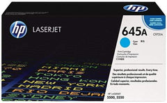Hewlett-Packard - Cyan Toner Cartridge - Use with HP Color Laser Jet 5500, 5550 - Industrial Tool & Supply
