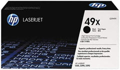 Hewlett-Packard - Black Toner Cartridge - Use with HP LaserJet 1160, 1160Le, 1320, 1320t, 1320n, 1320nw, 1320tn, 3390 - Industrial Tool & Supply