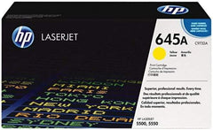 Hewlett-Packard - Yellow Toner Cartridge - Use with HP Color Laser Jet 5500, 5550 - Industrial Tool & Supply
