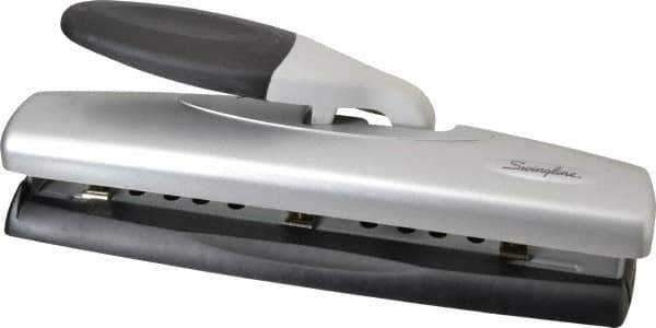 Swingline - Paper Punches Type: 20 Sheet 2 & 3 Hole Punch Color: Black & Silver - Industrial Tool & Supply