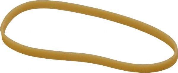 Alliance - 3 Inch Circumference, 1/8 Inch Wide, Pale Crepe Gold Rubber Band Strapping - 1,100 Pieces - Industrial Tool & Supply