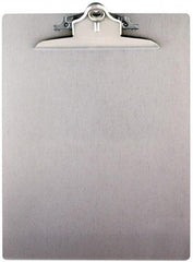 Saunders - 13-1/4 Inch Long x 9 Inch Wide x 1-3/4 Inch High, Clip Board - Silver - Industrial Tool & Supply