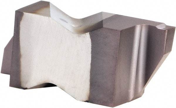 Kennametal - 3M175NG K Grade KCU25, 1.75mm Cutting Width Carbide Grooving Insert - 2.39mm Max Depth of Cut, Right Hand, 0.19mm Corner Radius, AlTiN Finish - Industrial Tool & Supply