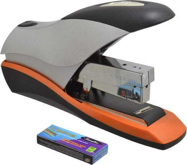 Swingline - 70 Sheet Desktop Stapler - Silver, Orange and Black - Industrial Tool & Supply