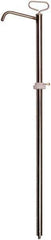 Value Collection - 3/4" Outlet, Stainless Steel Hand Operated Drum Pump - 16 oz per Stroke, 46" OAL, For Solvents, Acids & Other Corrosive Chemicals - Industrial Tool & Supply