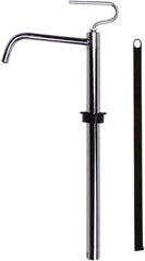 Value Collection - 3/4" Outlet, Steel Hand Operated Drum Pump - 4 oz per Stroke, 18-1/2" OAL, For Petroleum Based Products - Industrial Tool & Supply