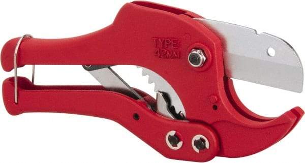 Value Collection - 1/8" to 1-5/8" Pipe Capacity, Pipe Cutter - Cuts Plastic - Industrial Tool & Supply