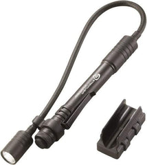 Streamlight - White LED Bulb, 38 Lumens, Mini Flashlight - Black Aluminum Body, 2 AAA Alkaline Batteries Included - Industrial Tool & Supply