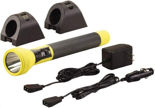 Streamlight - White LED Bulb, 350 Lumens, Industrial/Tactical Flashlight - Yellow Plastic Body, 1 6V NiMH Battery Included - Industrial Tool & Supply