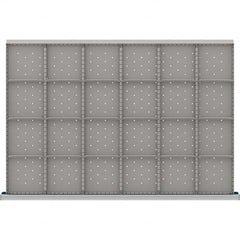 LISTA - 24-Compartment Drawer Divider Layout for 3.15" High Drawers - Industrial Tool & Supply