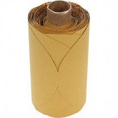 3M - 5" Diam, 240 Grit Aluminum Oxide Adhesive PSA Disc - Very Fine Grade, Gold, Paper Backing, Flexible, Use with Random Orbital Sanders - Industrial Tool & Supply