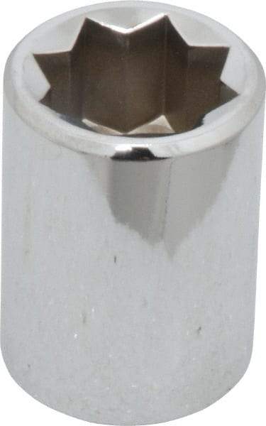 Proto - 5/8", 1/2" Drive, Standard Hand Socket - 8 Points, 1-1/2" OAL, Alloy Steel, Chrome Finish - Industrial Tool & Supply