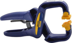 Irwin - 2" Jaw Opening Capacity, 2" Throat Depth, Spring Clamp - 50 Lb Clamping Pressure, 7-1/2" OAL - Industrial Tool & Supply
