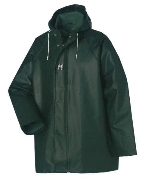 Helly Hansen - Size 2XL, Green, Rain Jacket - 46-48" Chest, - Industrial Tool & Supply