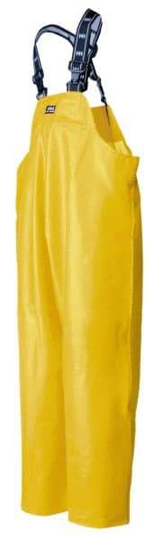 Helly Hansen - Size M, Yellow, Rain Bib Overall - Open Ankle - Industrial Tool & Supply