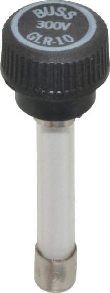 Cooper Bussmann - 300 VAC, 10 Amp, Fast-Acting Size Rejecting/NonRejecting Fuse - Fuse Holder Mount, 2-1/4" OAL, 10 at AC kA Rating, 15.9mm Diam - Industrial Tool & Supply