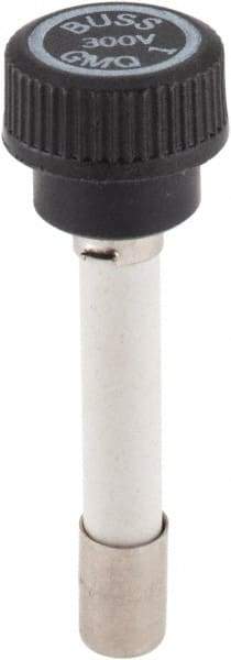Cooper Bussmann - 300 VAC, 1 Amp, Time Delay Size Rejecting/NonRejecting Fuse - Fuse Holder Mount, 2-1/4" OAL, 10 at AC kA Rating, 15.9mm Diam - Industrial Tool & Supply