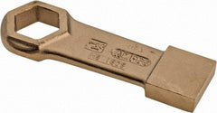 Ampco - 1-1/4" 6 Point Striking Box Wrench - Single End, 6-1/2" OAL, Aluminum Bronze - Industrial Tool & Supply