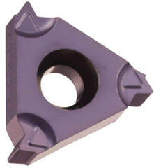 Hertel - 16IR Internal Right Hand ISO Laydown Threading Insert - Grade HG225TR, TiAlN Coated Carbide, 3/8" Inscribed Circle - Industrial Tool & Supply