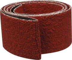3M - 2" Wide x 72" OAL, 36 Grit, Ceramic Abrasive Belt - Ceramic, Very Coarse, Coated, YF Weighted Cloth Backing, Wet/Dry, Series 977F - Industrial Tool & Supply