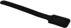 SpeedTech - 6" Long Black Nylon & Polyethylene Hook & Loop Strap - 40 Lb Tensile Strength - Industrial Tool & Supply