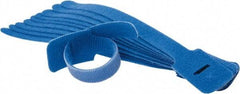 SpeedTech - 8" Long Blue Nylon & Polyethylene Hook & Loop Strap - 40 Lb Tensile Strength - Industrial Tool & Supply