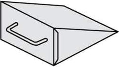NMC - 10" Wide x 6" High x 8" Deep, Steel Wheel Chock - Industrial Tool & Supply
