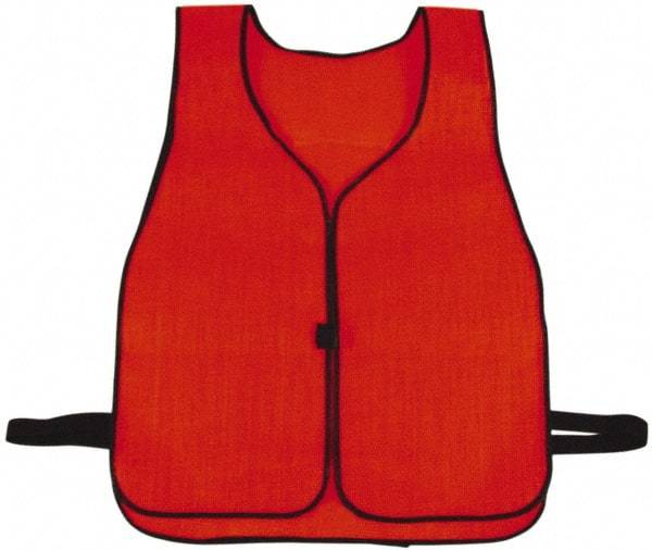 NMC - One Size Fits Most High Visibility Orange Mesh General Purpose Vest - Hook & Loop Closure, Naslyn Mesh - Industrial Tool & Supply