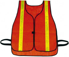 NMC - One Size Fits Most High Visibility Orange Mesh General Purpose Vest - Hook & Loop Closure, Naslyn Mesh - Industrial Tool & Supply