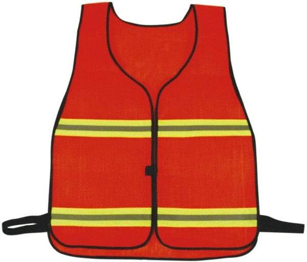 NMC - One Size Fits Most High Visibility Orange Mesh General Purpose Vest - Hook & Loop Closure, Naslyn Mesh - Industrial Tool & Supply