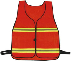 NMC - One Size Fits Most High Visibility Orange Mesh General Purpose Vest - Hook & Loop Closure, Naslyn Mesh - Industrial Tool & Supply