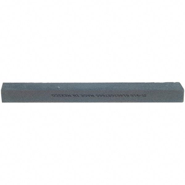 Norton - 10" Long x 1-1/4" Wide x 3/4" Thick, Silicon Carbide Sharpening Stone - Flat, Medium Grade - Industrial Tool & Supply
