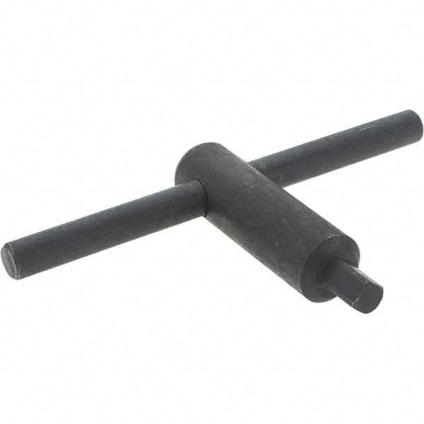 Interstate - 4" Chuck Diam Compatibility, Lathe Chuck Key - 3-1/8" Body Length, 1/4" Actual Key Square Size - Industrial Tool & Supply