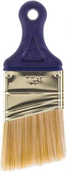 Wooster Brush - 2" Angled Nylon/Polyester Sash Brush - 2-3/16" Bristle Length, 2.38" Short Handle - Industrial Tool & Supply
