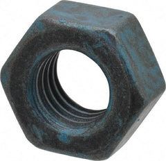 Value Collection - M8x1.25 Metric Coarse Steel Right Hand Hex Nut - 13mm Across Flats, 6.5mm High, Metric Blue Finish - Industrial Tool & Supply