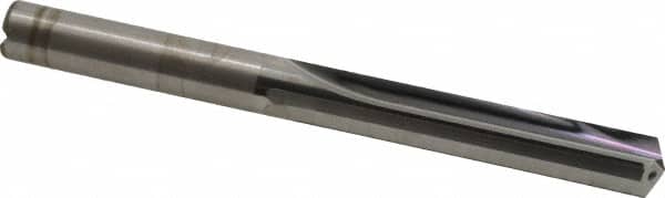 Kennametal - 3/8", 130° Point, Solid Carbide Straight Flute Drill Bit - Industrial Tool & Supply