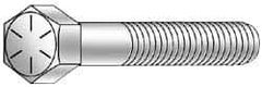 Armor Coat - 1/4-28 UNF, 2" Length Under Head Hex Head Cap Screw - Partially Threaded, Grade 8 Steel, 7/16" Hex - Industrial Tool & Supply
