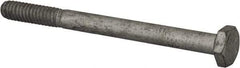 Armor Coat - 1/4-20 UNC, 3" Length Under Head Hex Head Cap Screw - Partially Threaded, Grade 8 Steel, 7/16" Hex - Industrial Tool & Supply