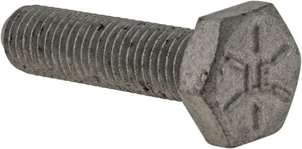 Armor Coat - 1/4-28 UNF, 1" Length Under Head Hex Head Cap Screw - Fully Threaded, Grade 8 Steel, 7/16" Hex - Industrial Tool & Supply