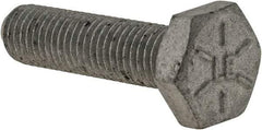 Armor Coat - 1/4-28 UNF, 1" Length Under Head Hex Head Cap Screw - Fully Threaded, Grade 8 Steel, 7/16" Hex - Industrial Tool & Supply